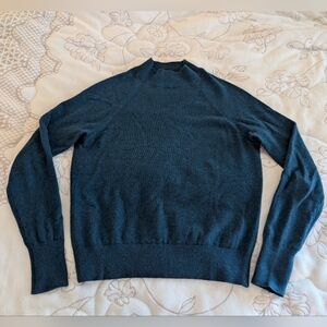 [Everlane] Cashmere Teal Blue Green Rahlan Long Sleeve Sweater Sz XS